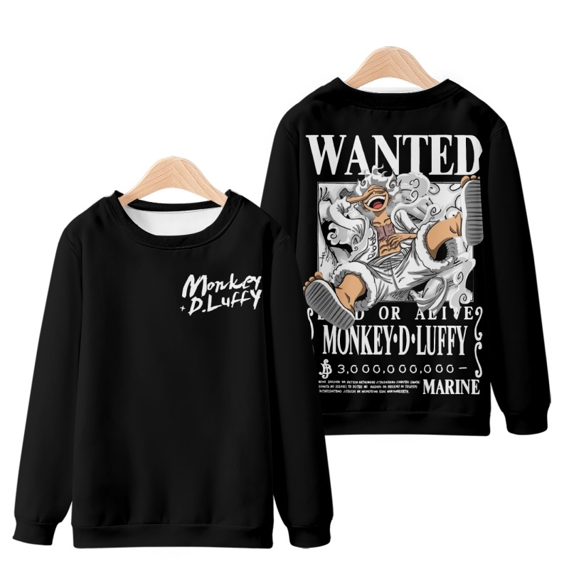 Purpose Have New Anime One Piece Luffy Gear 5 Nika Zipper Hoodie Japanese Men's Fashion Women's Loose 3D Printing Swe... - Image 2