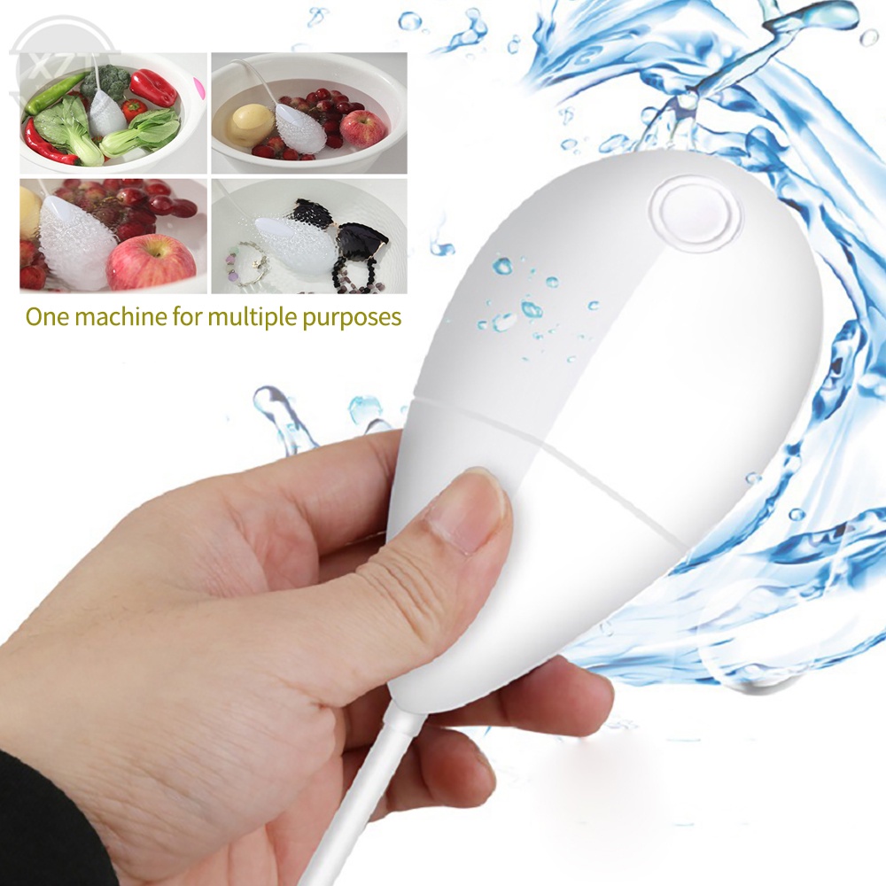 USB ultrasonic mini bubble dishwasher Creative portable laundry dishwashing black technology