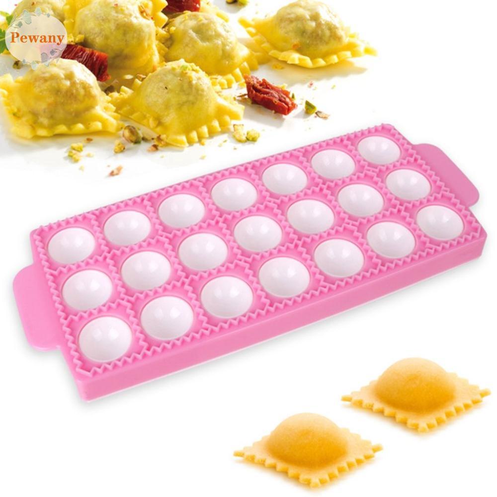 PEWANY Ravioli Maker Convenient DIY Quality Fast Making Round/Square Food Grade Pasta Attachment