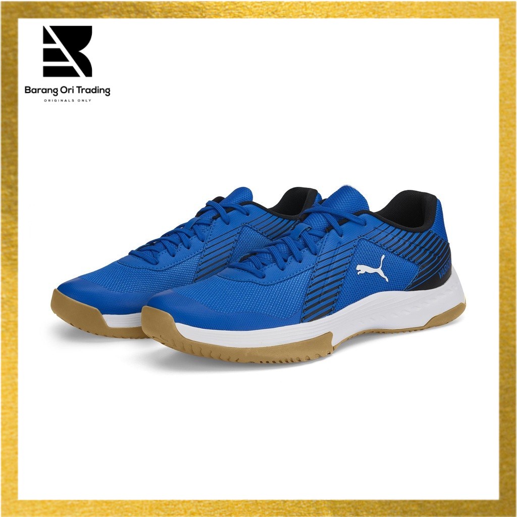 Adult Indoor Training Shoes - Varion Puma Royal-Puma White-Gum - 10647206
