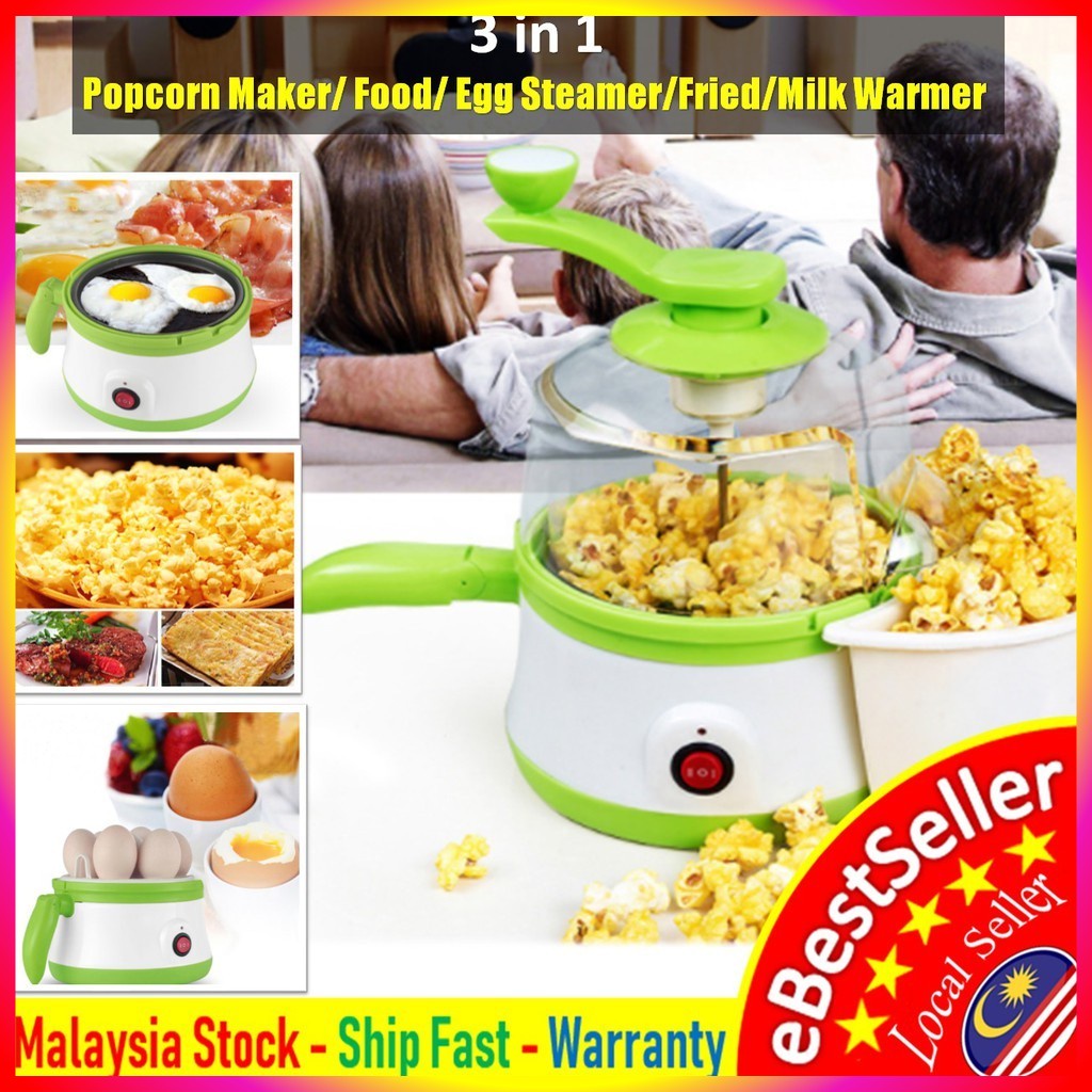 Multifunction Cooker Popcorn Maker Egg Steamer Machine Rice