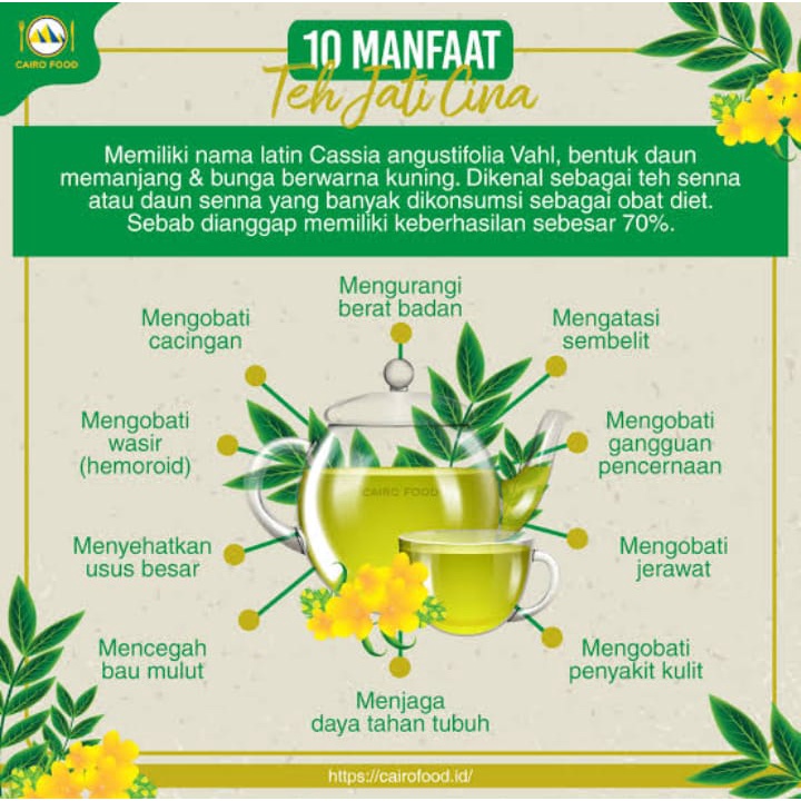 Durable Have ELIF TEA Senna Leaf Teh Detox Pembersih Usus Kotor Penyebab Jerawat Obesitas Colon Atasi Sembelit v1 - Image 4