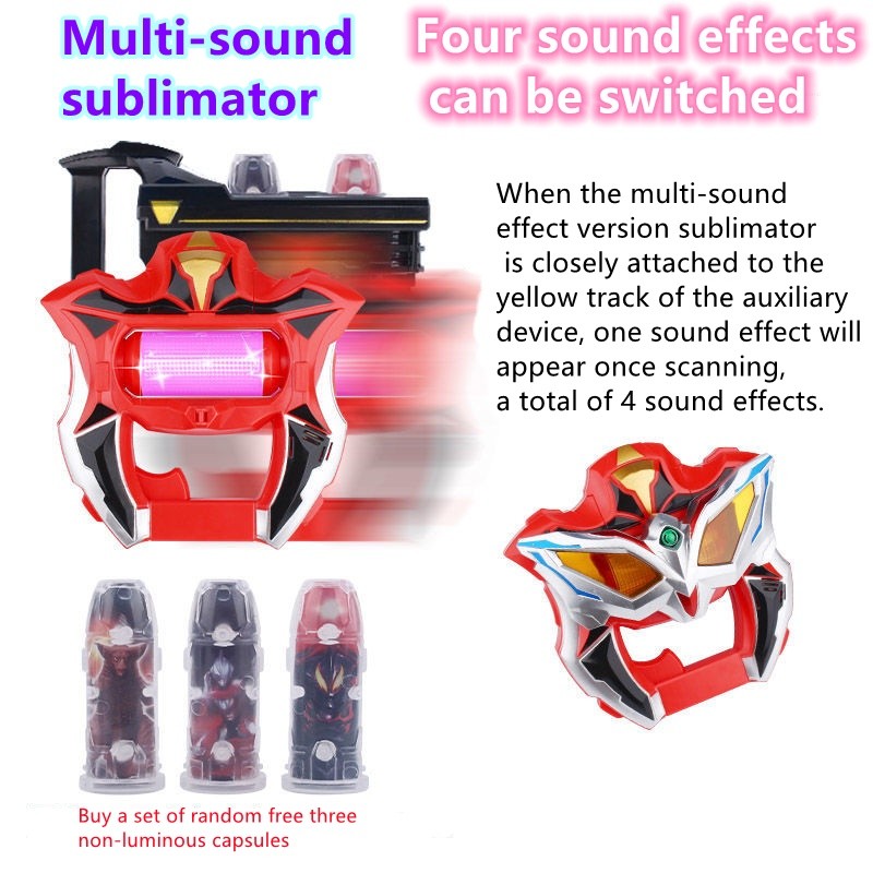 Must Reliable 【Toys,Toys,mainan budak lelaki】Ultraman Geed Sublimation Device Shapeshifting Robot Celo Glasses Do...