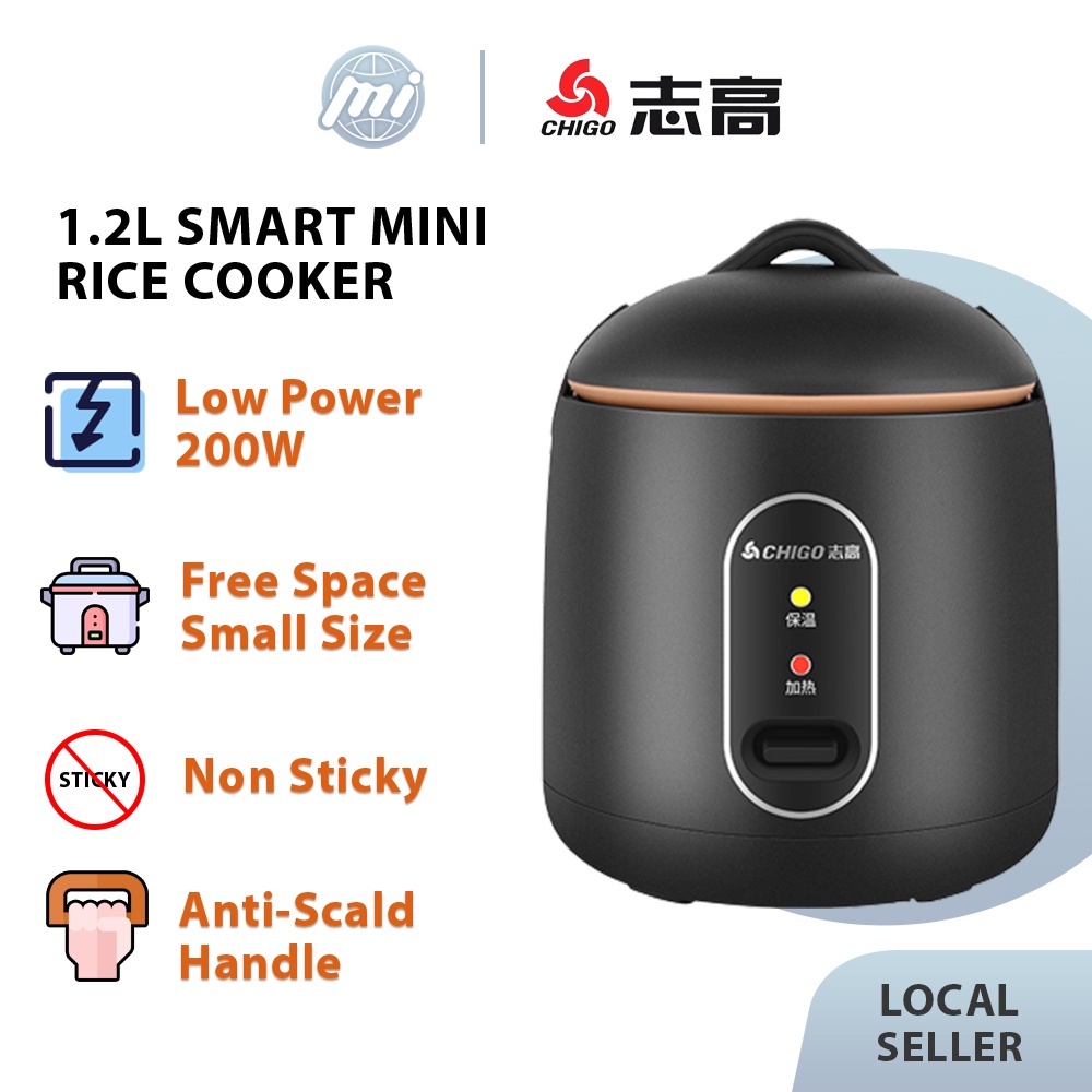 1.2L Mini Rice Cooker Small periuk nasi elektrik kecil with Non-stick Pot and Steamer Multifunctional periuk nasi mini Suit for 1-2 People Penanak Nasi Electric Cooker 24 Hours Keep Warm Energy Saving Household Single Kitchen Small Appliances 迷你电饭煲