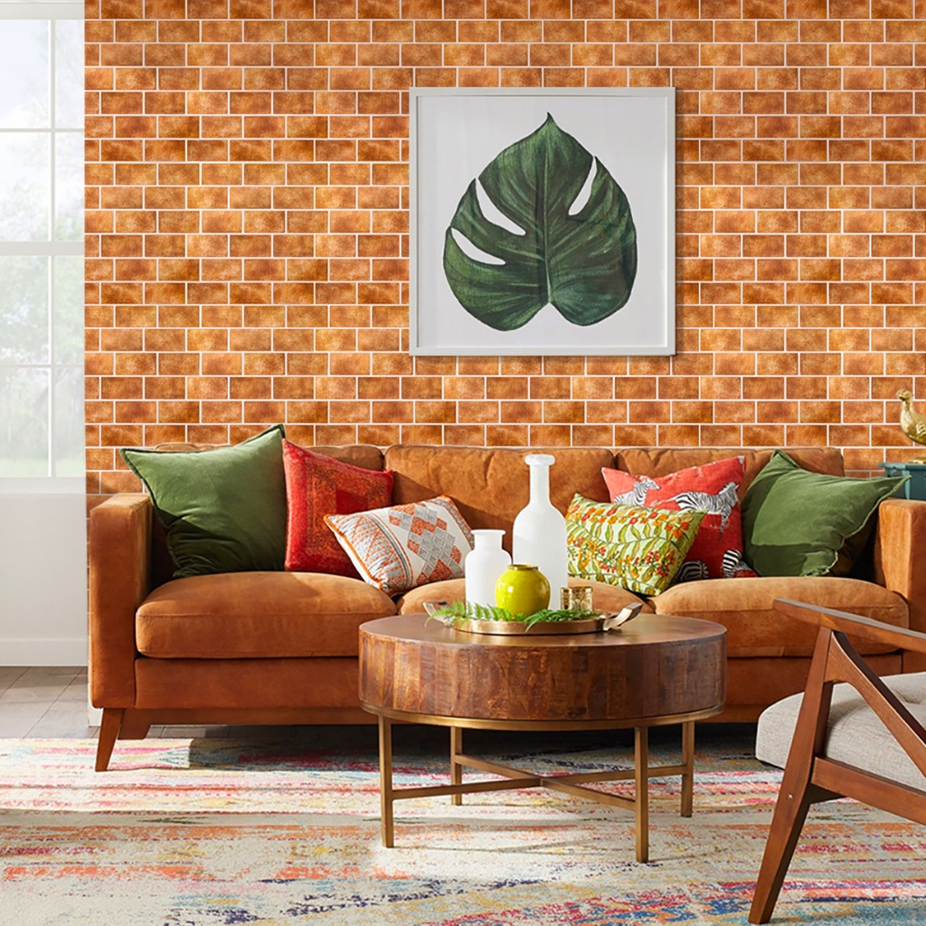 Baking Prep 3D Wall Panel Brick Tile Sticker Self Adhesive Waterproof Wallpaper 30*30cm DIY Kitchen - Image 3