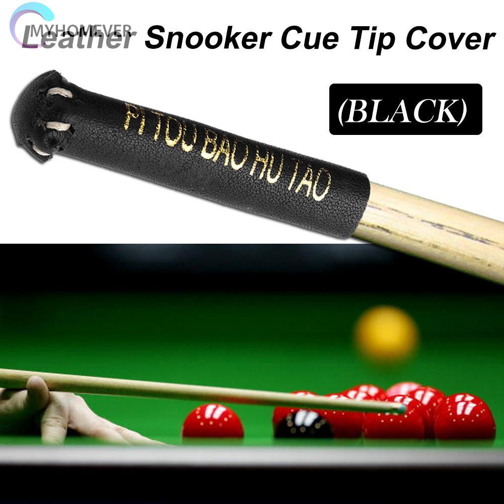 Quality Versatile HOME Leather Snooker Cue Tip Cover Protector Sleeve Stick Billiard Premium Purpose - Image 4