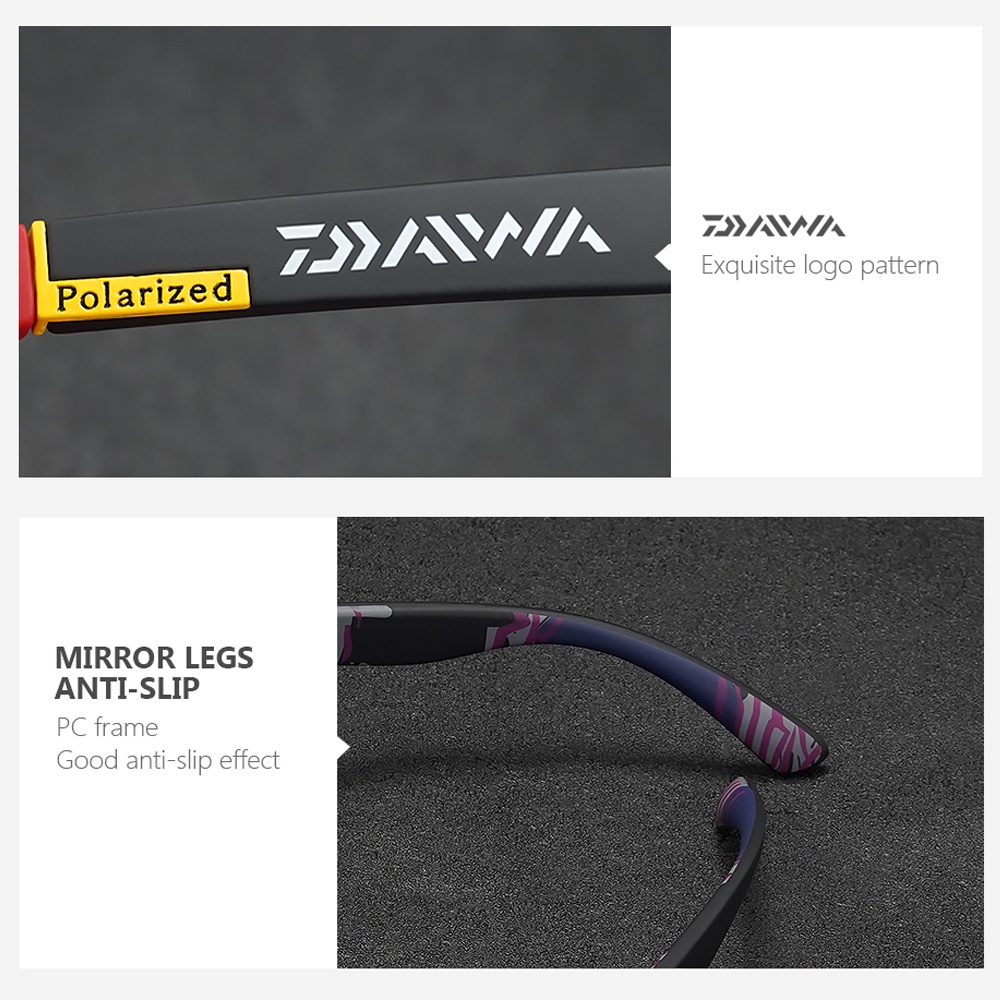 Quality Must DAIWA Polarized Men Fishing Sunglasses Women UV400 Sun Glasses Driving Cycling Beach Eyewear Outdoor Spo... - Image 3