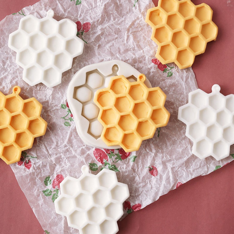 Bakeware Food Mini Honeycomb Silicone Cake Molds Fondant Chocolate Candy Biscuit Baking DIY - Image 3