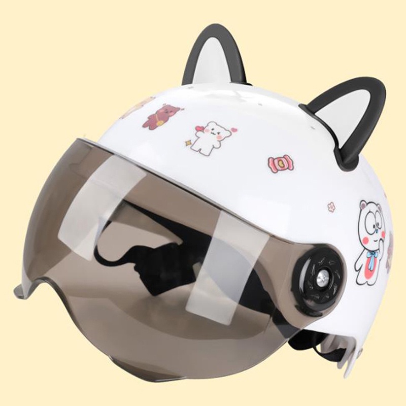 Multi Have ABongBang 2pc Motorcycle Helmet Cat Ears Cute Decoration Style Universal Accessorie Nice Purpose Quality - Image 5