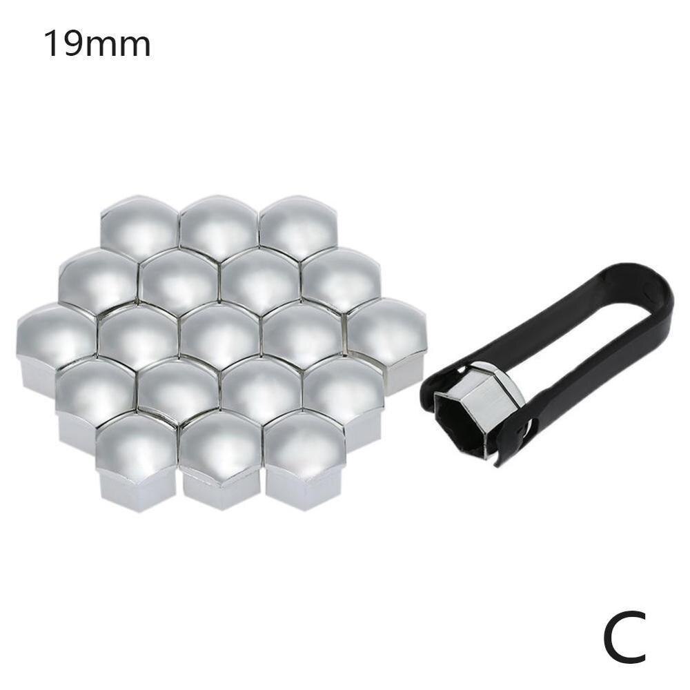 Have Reliable YZZ 20pcs 19mm 21mm Car Tyre Wheel Hub Nut Covers Protection Caps Dust Nuts Rim Bolt Screw Essential Ve... - Image 3