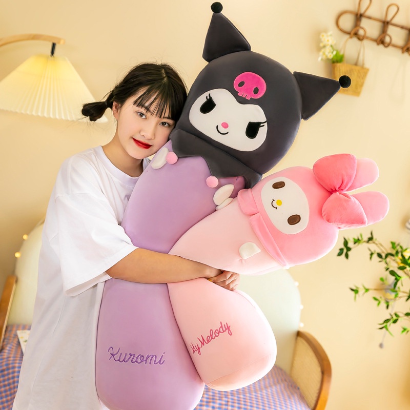 Versatile Reliable Long cartoon Melody Kuromi Plush toys pillow dolls holiday gifts baby Premium - Image 2