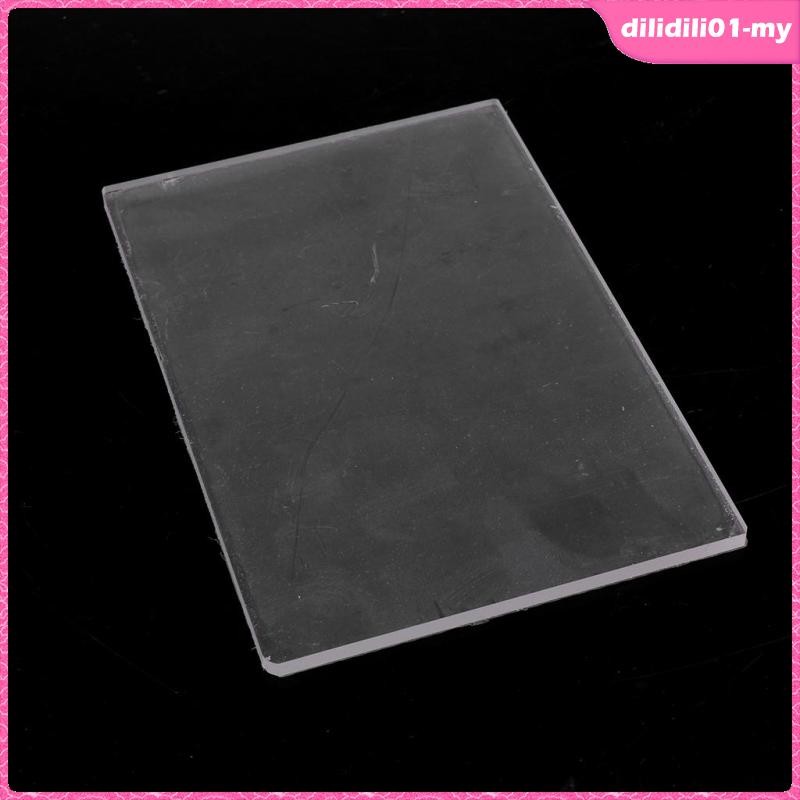 [DilidilidaMY] Handcrafted Useful Acrylic Transparent Clay Pottery Sculpture Tool Pressure Plate Acrylic Rolling Sheet 10x10cm / 10x15cm