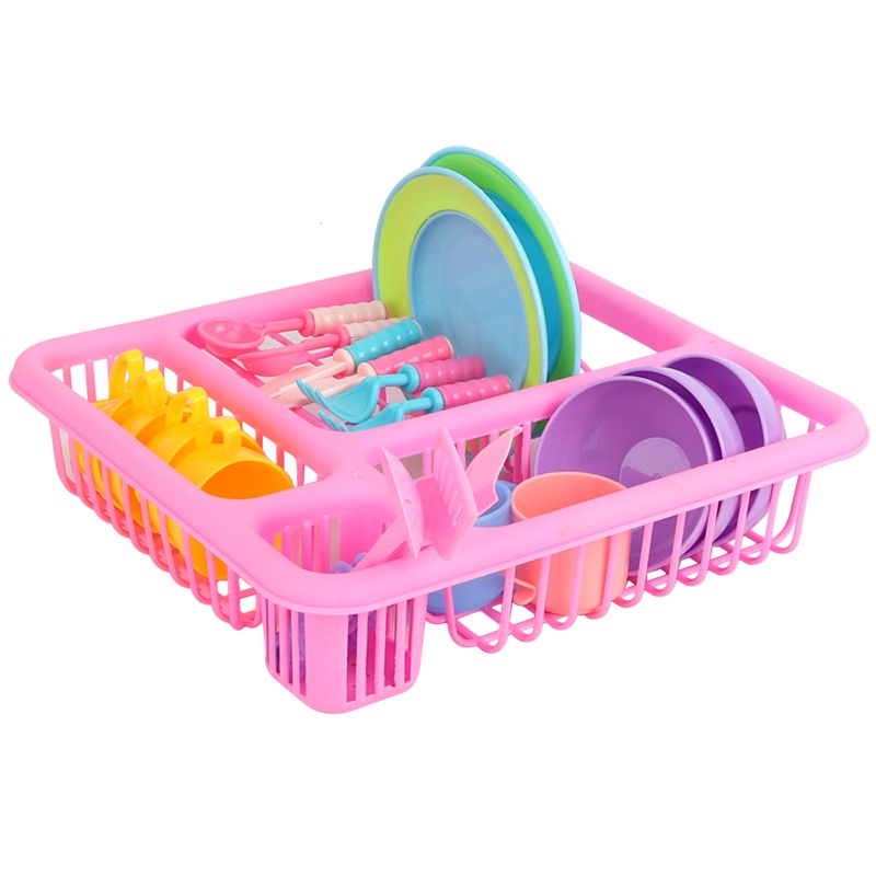 Meal Home Children play house simulation kitchen toys 19 sets of cooking set - Image 4