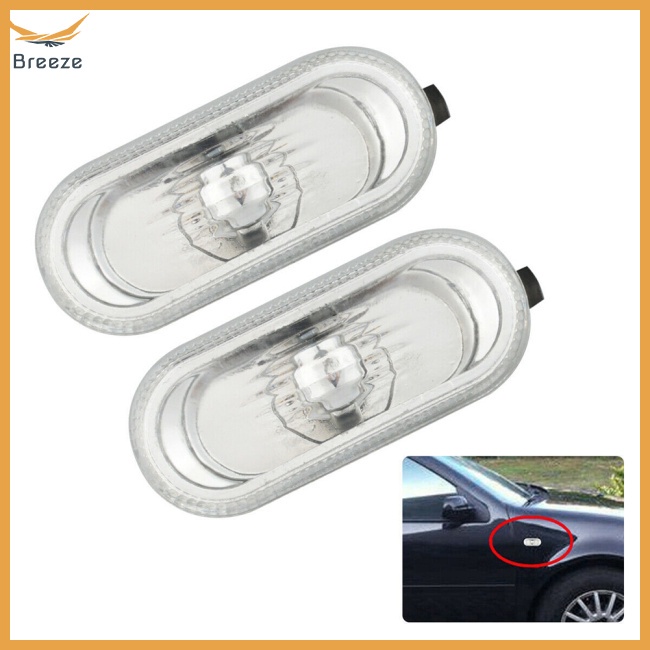 Must Essential breeze 2pcs Side Marker Lights Turn Signal Lamp Warning Compatible Volkswagen Golf 4 Mk4 Bora Polo Pre... - Image 2