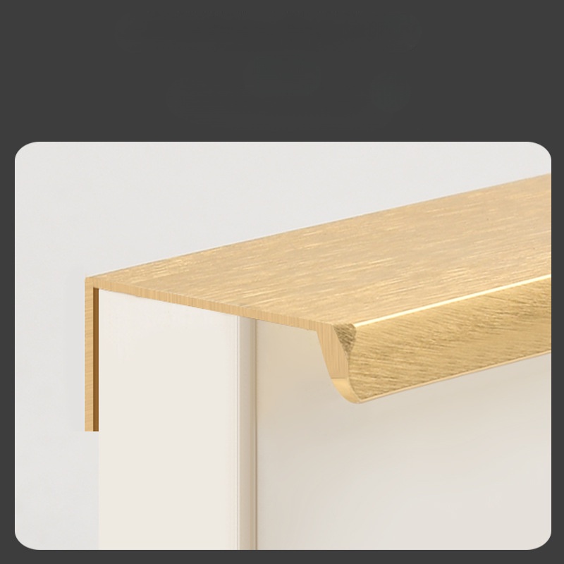 Professional Heavy Hidden Cabinet Handle Aluminum Alloy Wardrobe Handles Cupboard Door Pulls Drawer Knobs Long Furnit... - Image 5