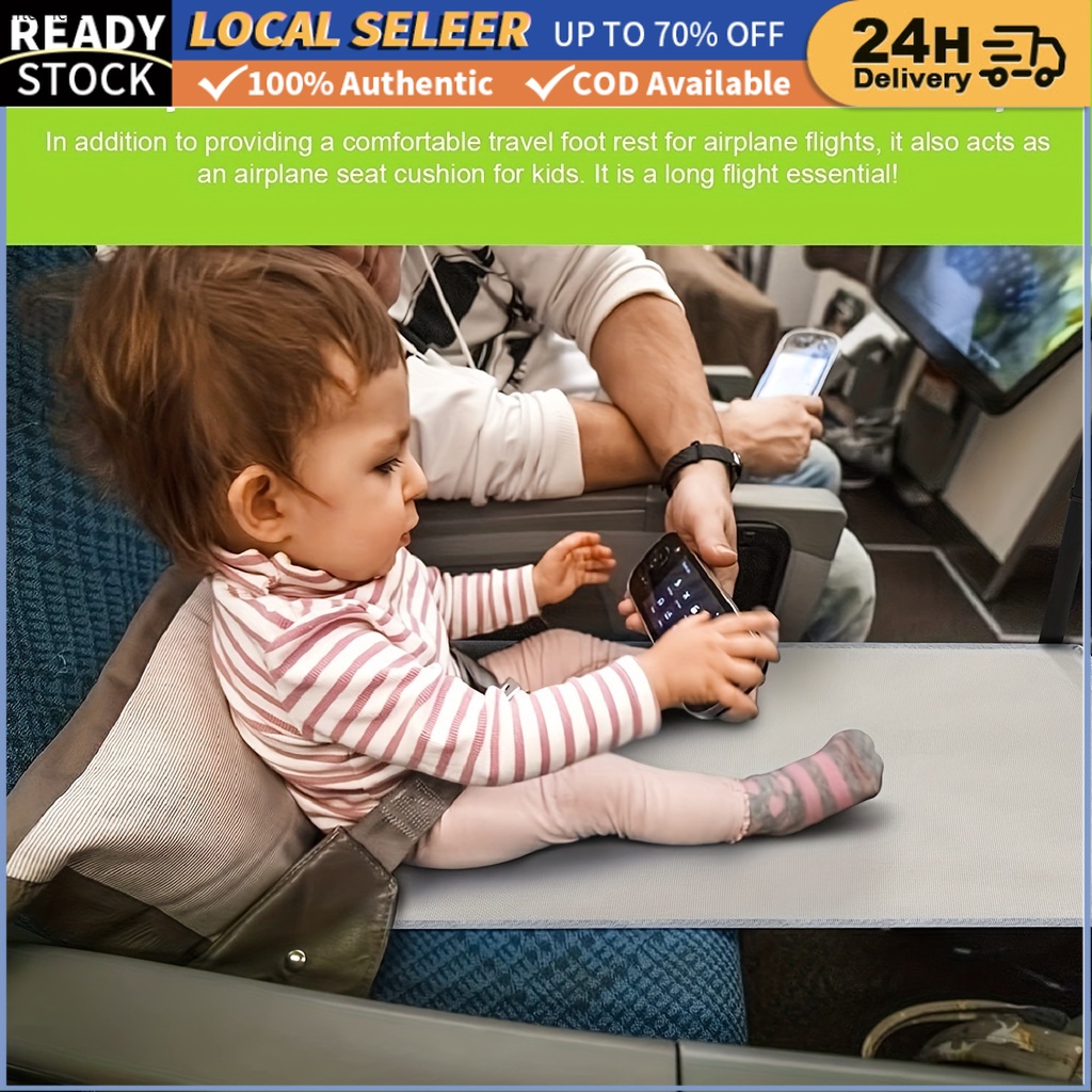 Travel Hammock Kids Bed Airplane Seat Extender Leg Rest for Toddler Airplane Bed