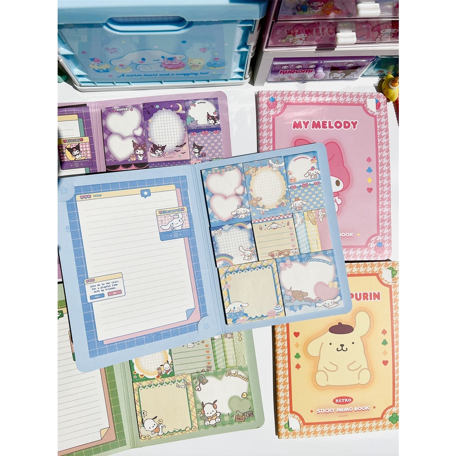 Purpose Premium Sanrio Sticky Notes Memo Book N times Sticker Various Styles Scrapbooking Student School Stationery E... - Image 2