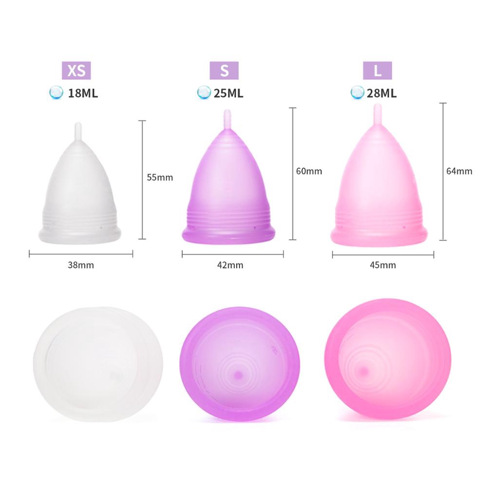 Have Quality Menstrual Cup Excellent Medical Silicone Women Lady Feminine Hygiene - Image 3