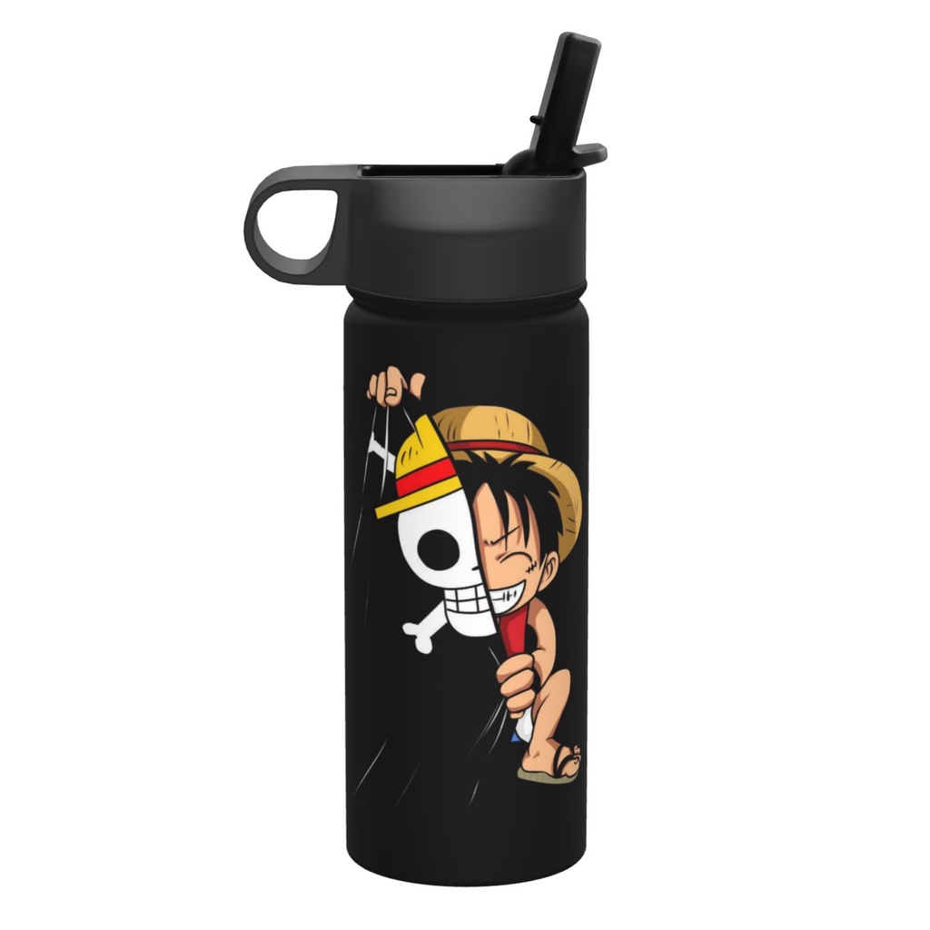 One Piece Sports Insulated Kettle Tumbler with Lid and Straw 18OZ Coffee Cup Reusable Stainless Steel Water Bottle Travel Mug