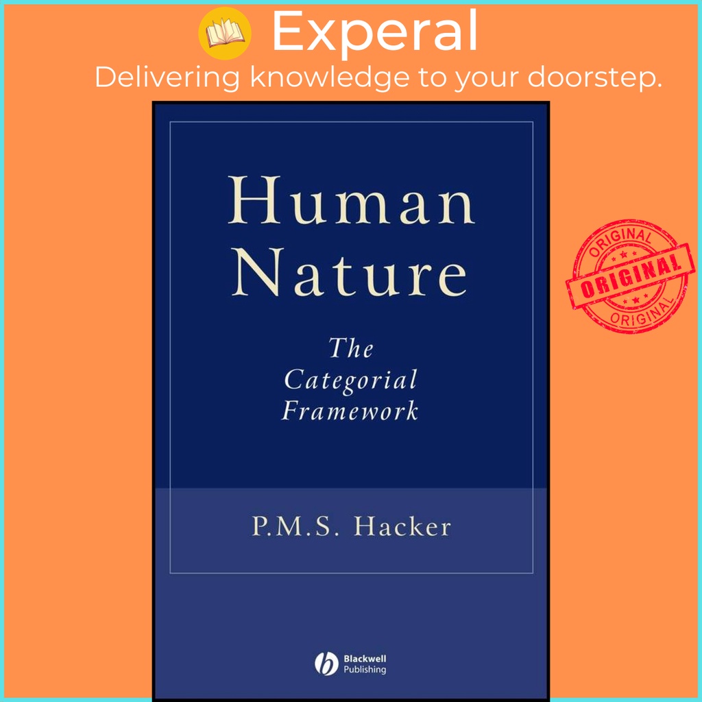 [English - 100% Original] - Human Nature - The Categorial Framework by P. M. S. Hacker (US edition, paperback)