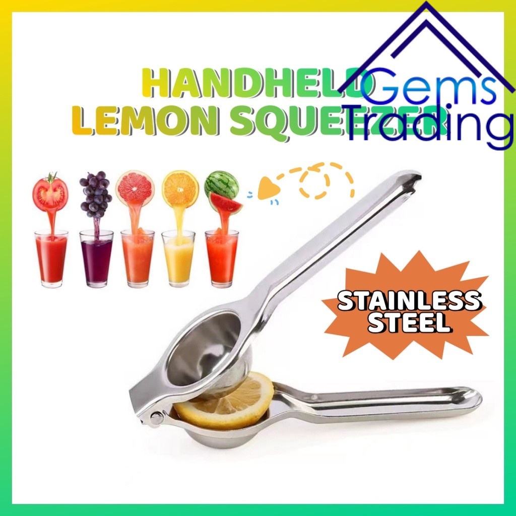 Hand Press Stainless Steel Lemon Squeezer Orange Extractor Tool Handheld Fruit Squeezer Juicer Maker Manual Juice Citrus