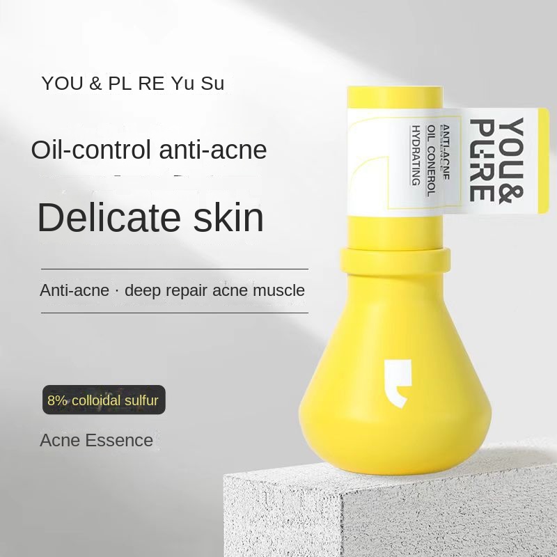 YOU&PURE Face Essence 羽素大灯泡祛痘精华 Acne-removing Essence to Close the Mouth Acne Dilute Acne to Improve Oily Acne Muscle Big Light Bulb Essence Acne Care