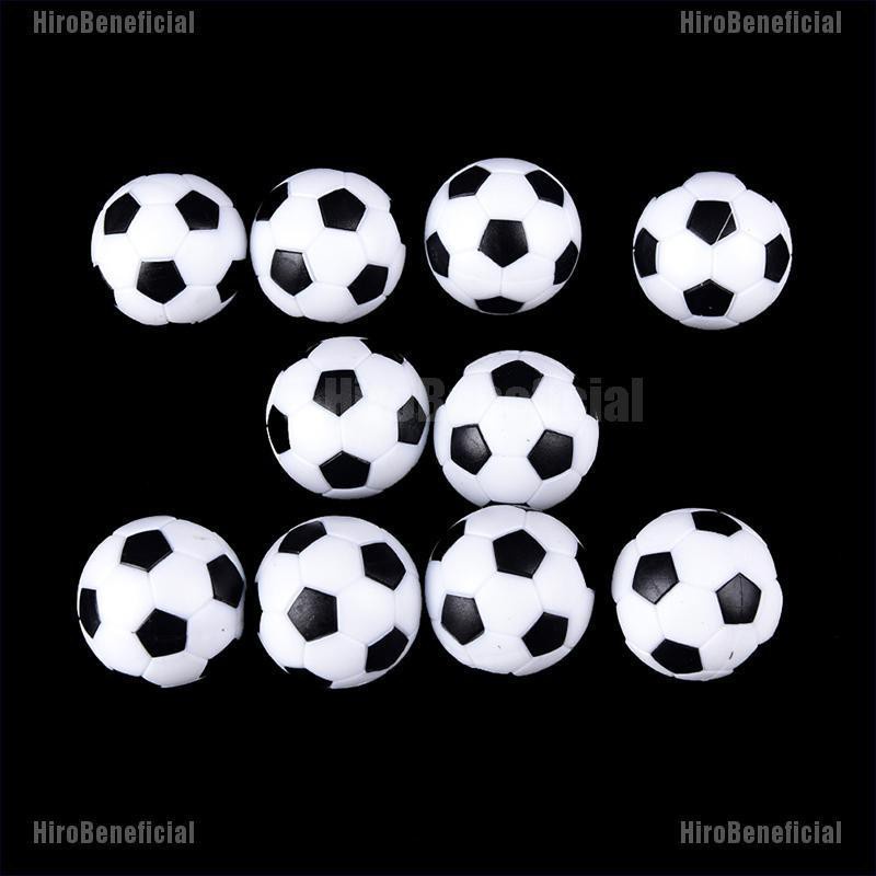 Quality Purpose HiroBeneficial 10pcs 32mm Plastic Soccer Table Foosball Ball Football Fussball Versatile - Image 3