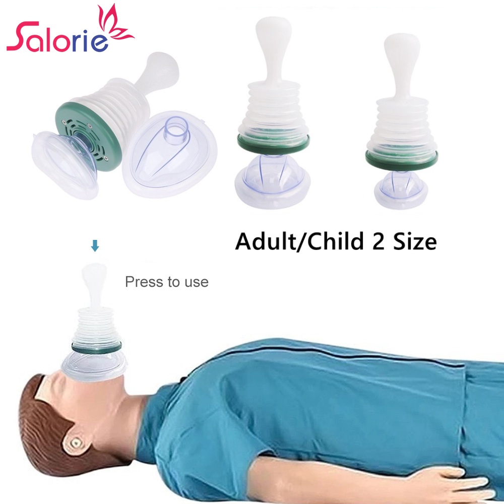 Salorie 1 Set Choking Rescue Device Adults & Children Portable First Aid Choking Device