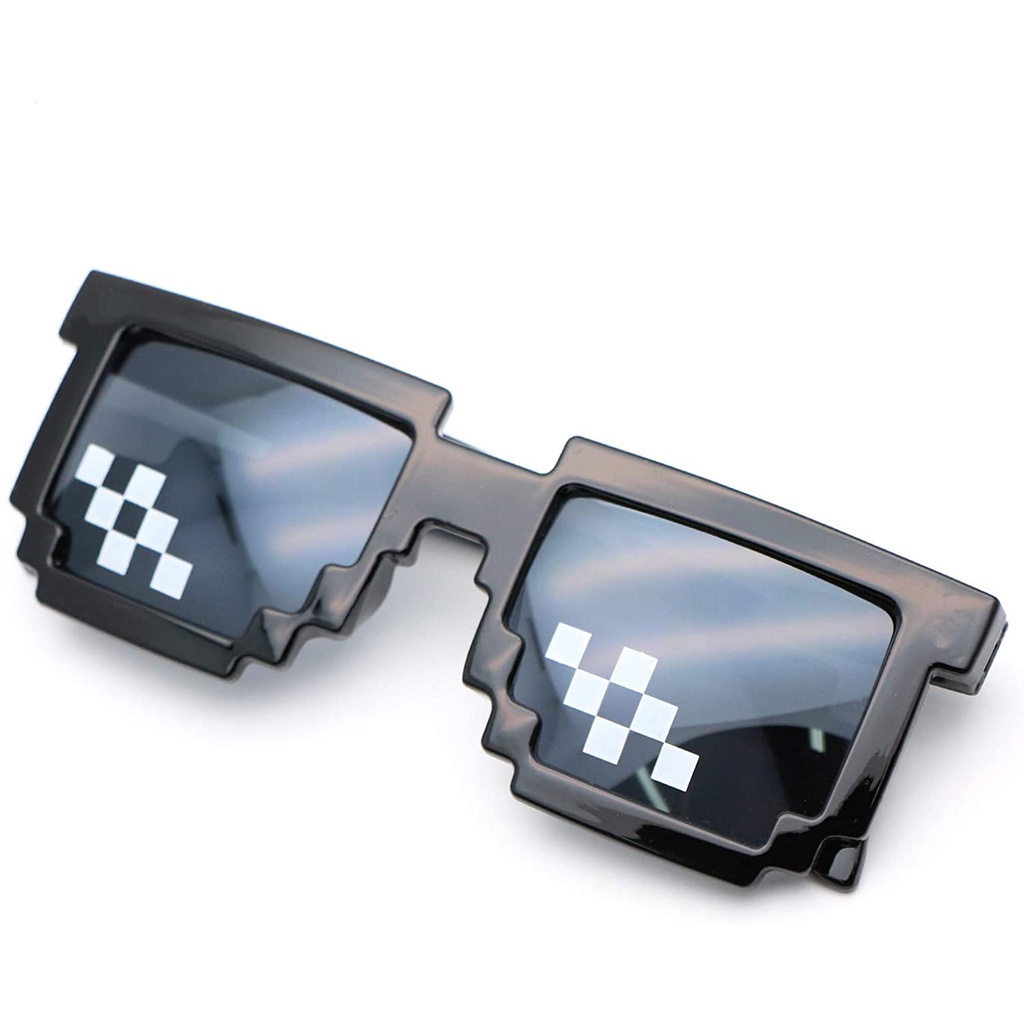 Must Multi Minecraft Mosaic Glasses Deal It Women Men Trick Toy - Image 5