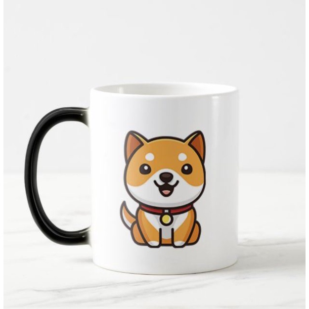 , , Crypto Logo Designed Magic Mug ETH, BTC, BABY DOGE, BINANCE