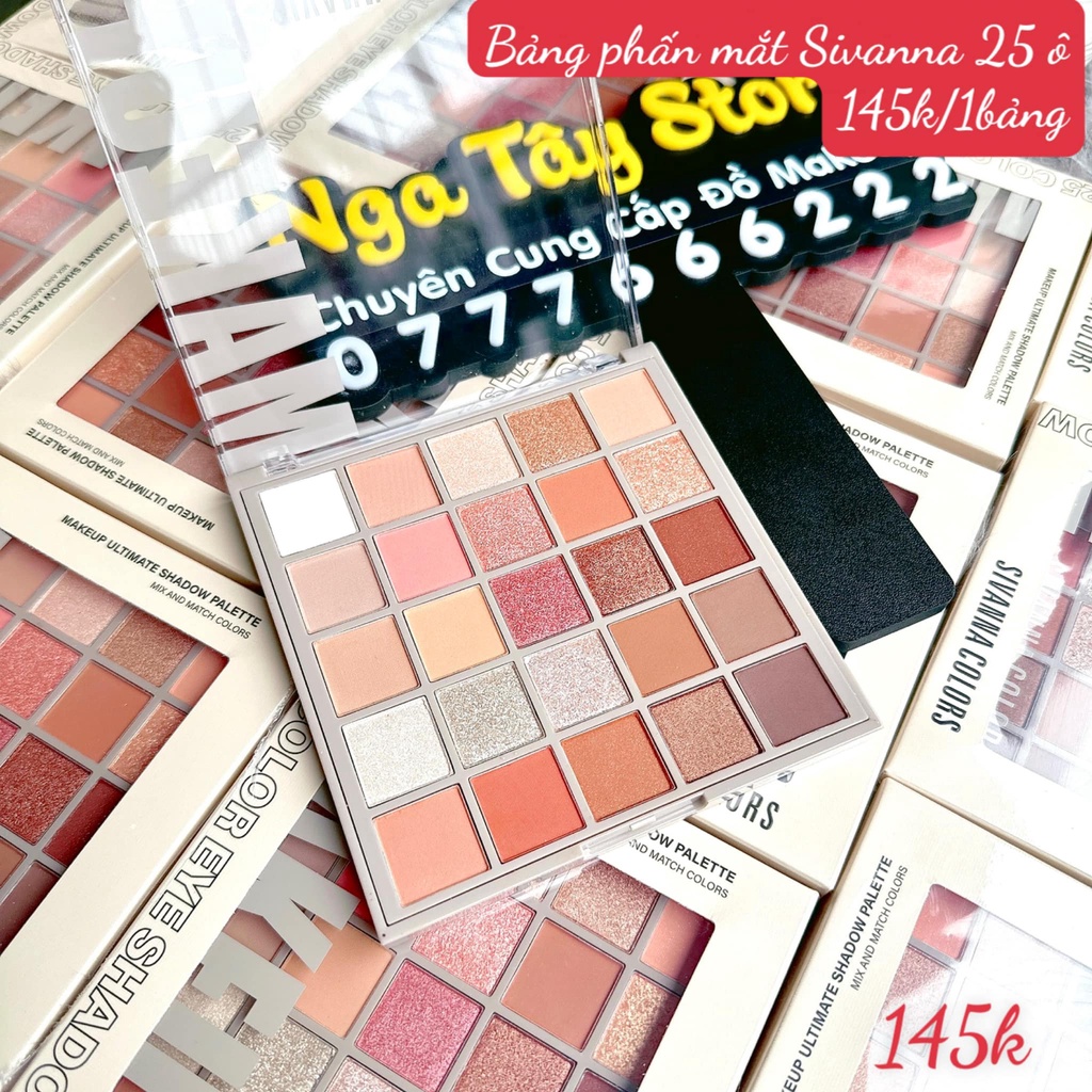 SIVANNA COLOR THAI eyeshadow palette 25 long-lasting matte multi-COLOR eyeshadow palette HF5109