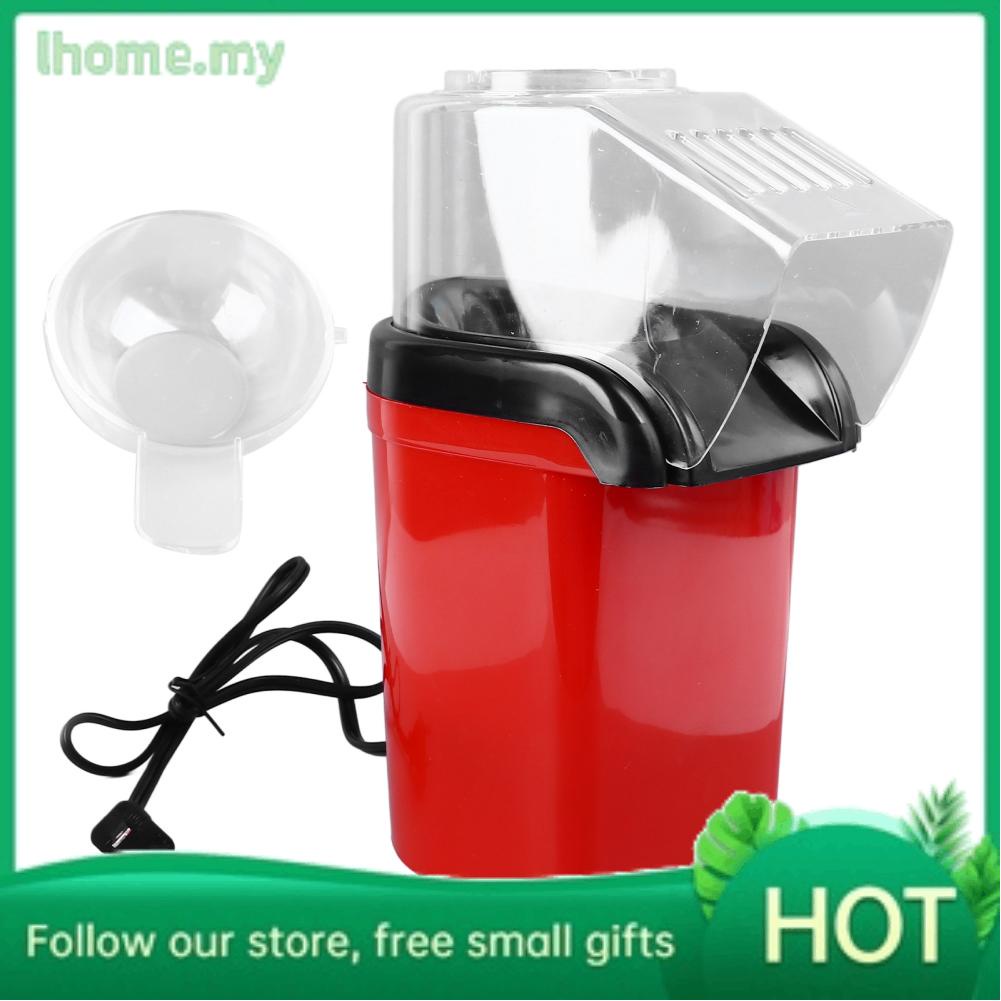 Lhome Electric Popcorn Maker Detachable Efficient Small Hot Air Machine for Home Party US Plug 110V