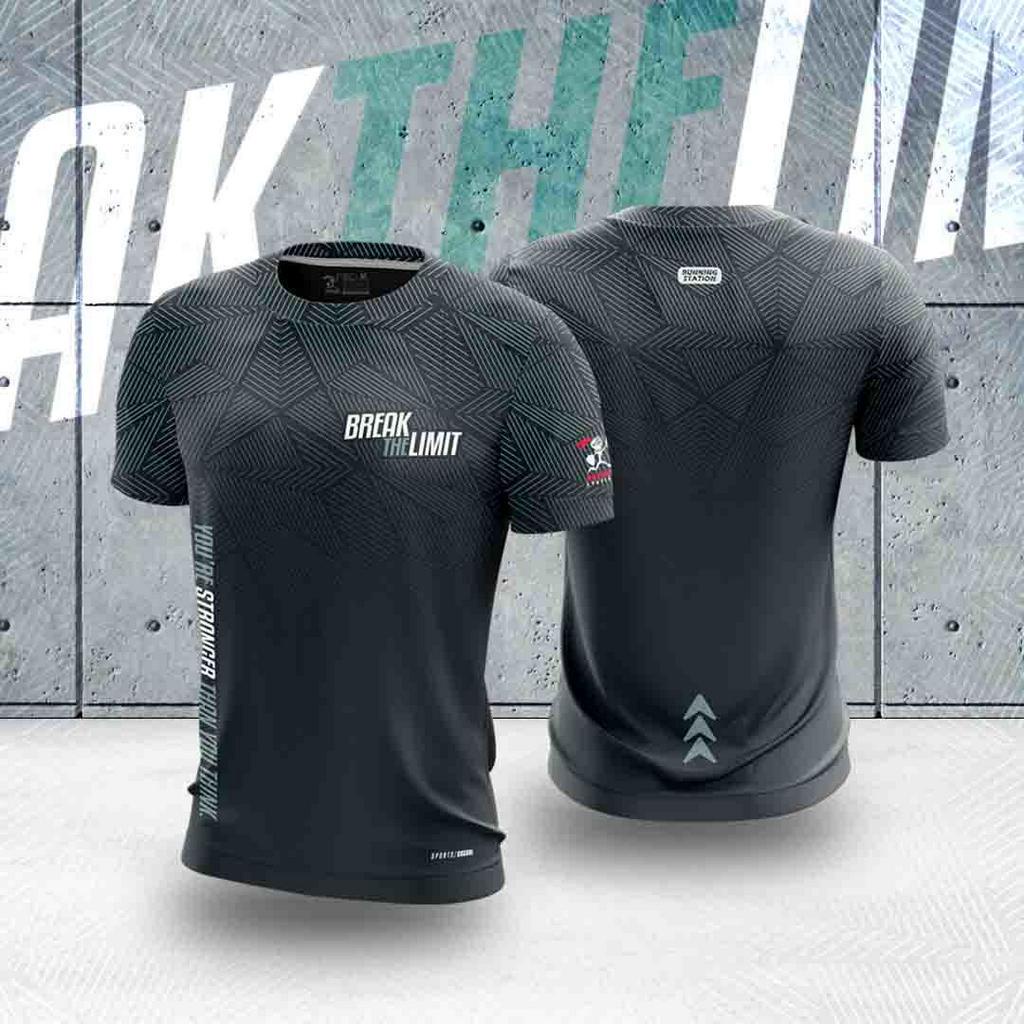 Round Neck Short Sleeve Outdoor Quick Dry Running T-shirt Sports Unisex Microfiber  Jersey