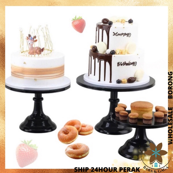 Metal Iron Cup Cake Stand Round Pedestal Dessert Tall Tray Rack Holder High Tea Bakeware生日蛋糕