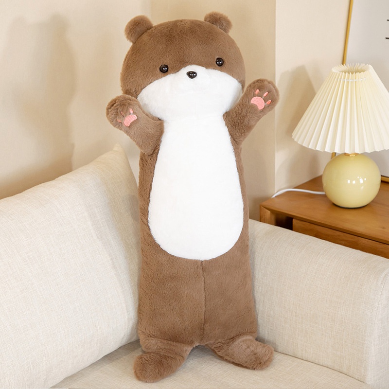 Versatile Premium Cute Bobbi Bear Long Pillow Doll Plush Toys Holiday Gifts Soft Baby Quality Multi - Image 2