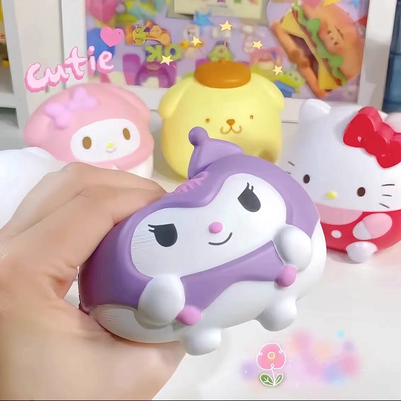 Sanrio Kuromi Decompressed Toy Yugui Dog Kneading And Decompressing Toys Funny And Cute Entire Toys Pinch Decompression Hands Toys