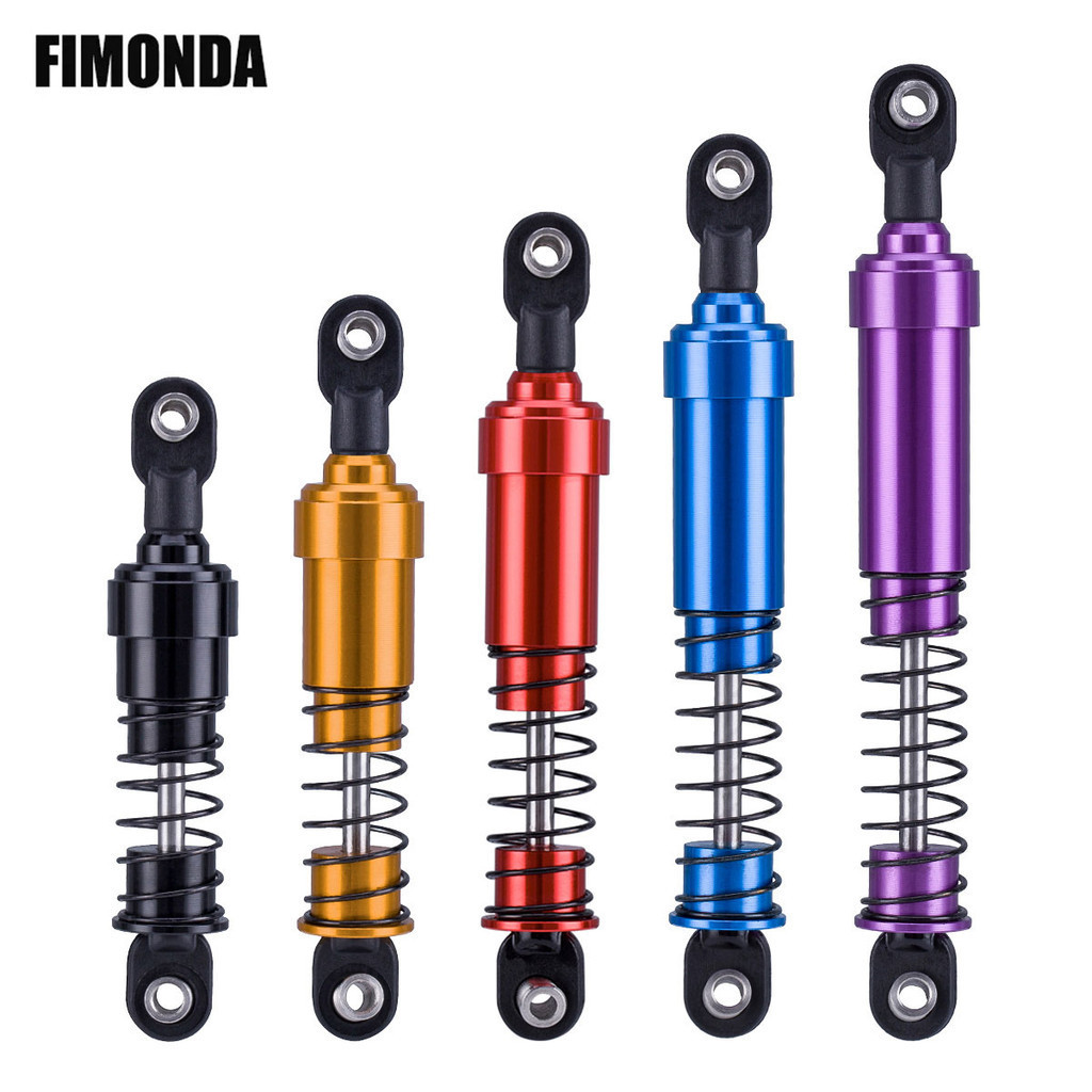 Aluminum Big Bore Shocks With Oil Filled 75mm 85mm 95mm 105mm 115mm For 1/10 RC Crawler LCG Cheater Rigs Capra SCX10 90046 TRX4