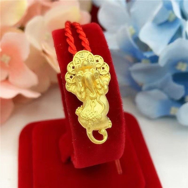 916 gold cabbage pendant/emas loket 916 cabbage/ charm gold 916