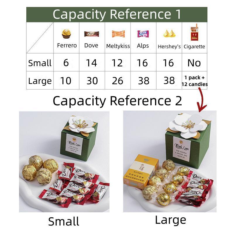 Multi Have Ins European Gift Box Green White Red Engagement Candy Small Fresh Flowers Packing Wedding Door Boxs Versa...