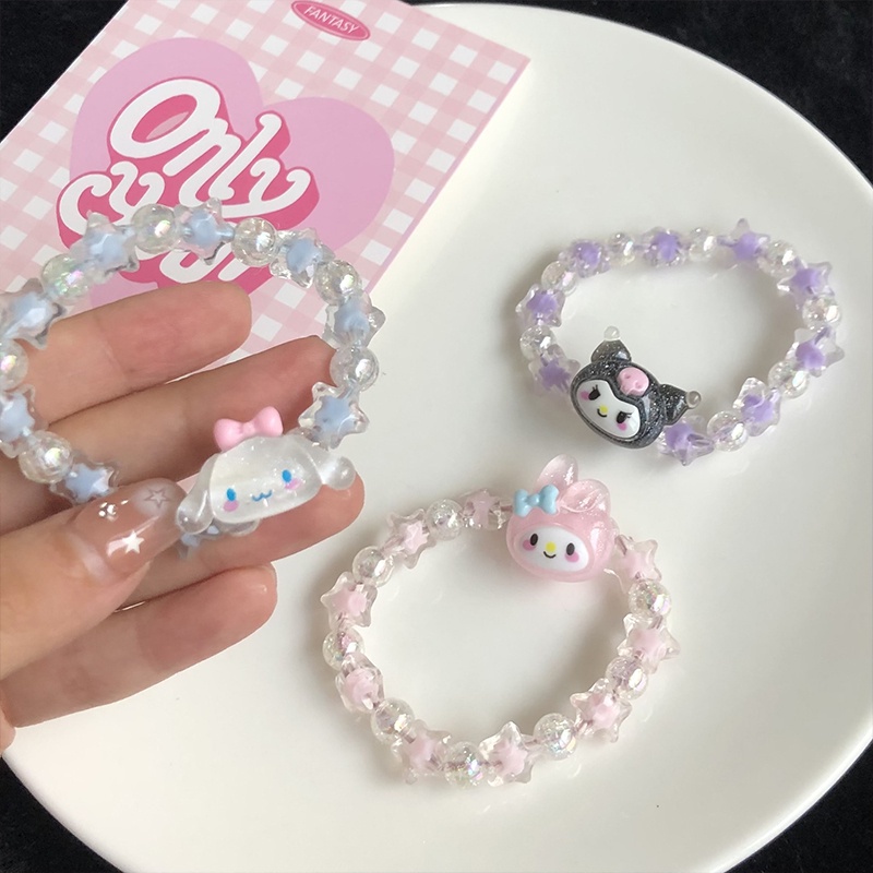 Sanrio Series Bracelet Sweet Girl Star Bracelet Fashion Buckle Bracelet Female Fashion Accessories Decor