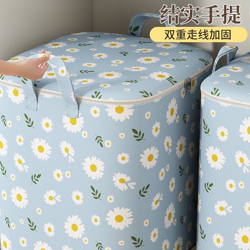 Style Trendy Storage box clothes quilts large capacity household bedroom wardrobe organizing foldable bag st Daily - Image 3