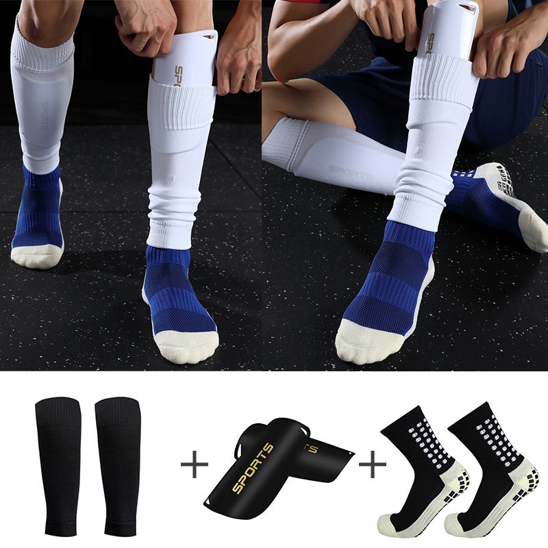 Versatile Have 1 Set Mens Adults Kids Childrens Teenagers Elastic Leg Covers Soccer Football Shin Guards PadS Gear Pr... - Image 4