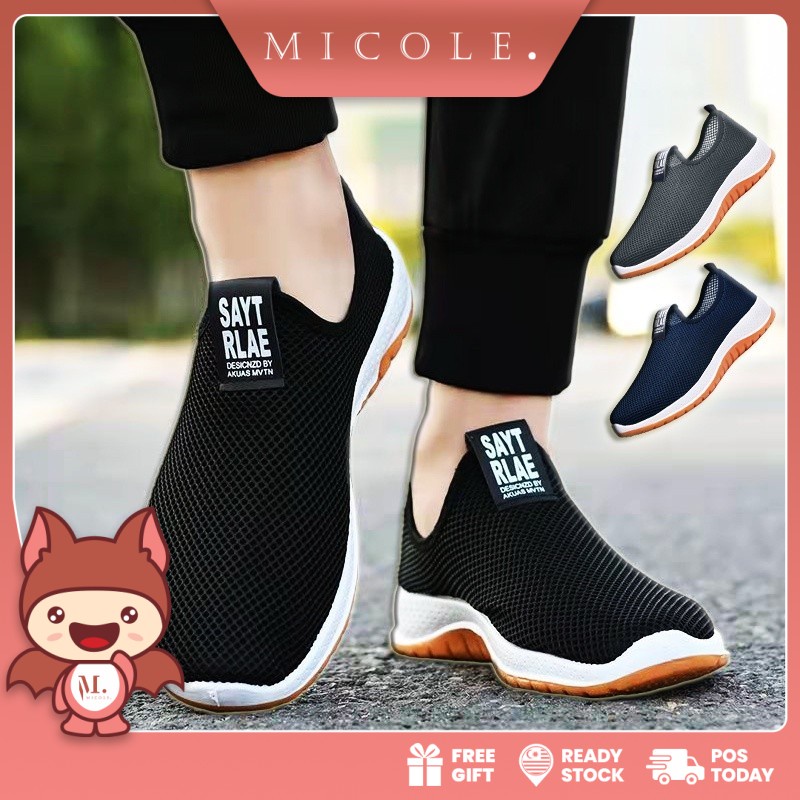 Ready Stock MICOLE S171 S.RLAE Sneakers Men's Sport Kasut Lelaki Men Sneaker Outdoor Shoe Man Shoes Travel Sekolah Women