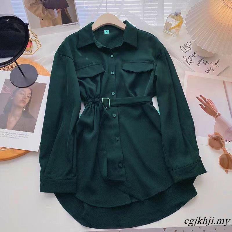 Versatile Quality DUOFAN Blusas Mujer De Moda Tops Female Tunic Lapel Shirts Long Sleeve Chic Niche Design Lace-up Wo... - Image 4
