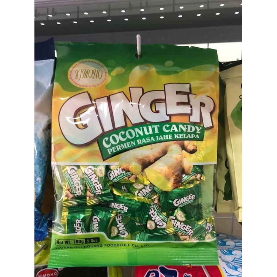 Reliable Have Permen Kimono Ginger coconut / Jahe kelapa 160g Premium Durable