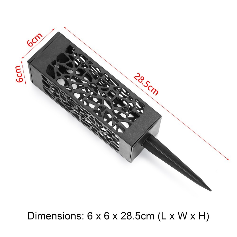 Multi Purpose Raya Lampu Solar Outdoor Waterproof Light Square Hollow Lawn LED Control Induction Garden Light【LY Li... - Image 2