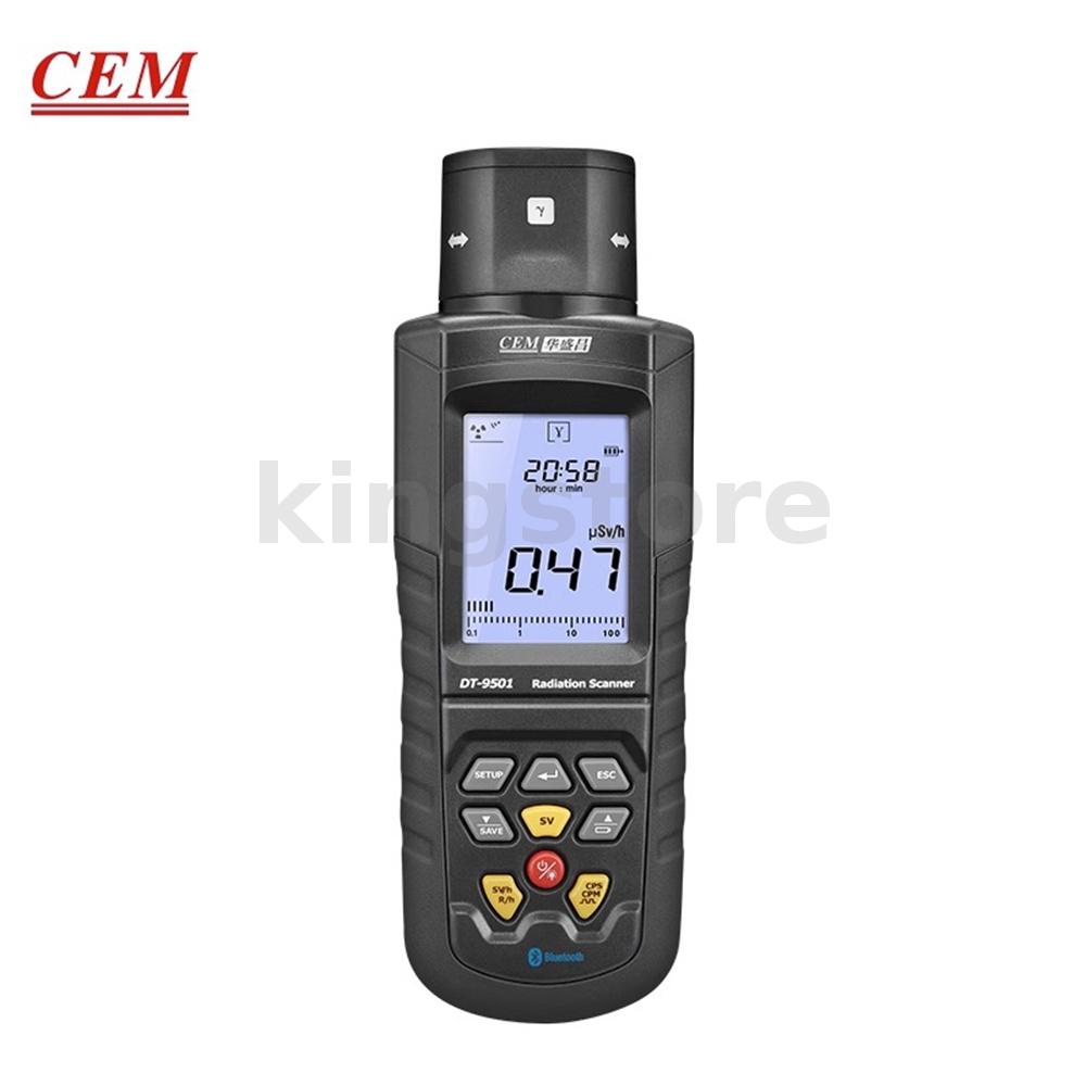 CEM DT-9501 Digital Radiation Scanner Reactor Nuclear Geiger Counter Detector α β γ X-ray Detecting Meter Radiate Inspection