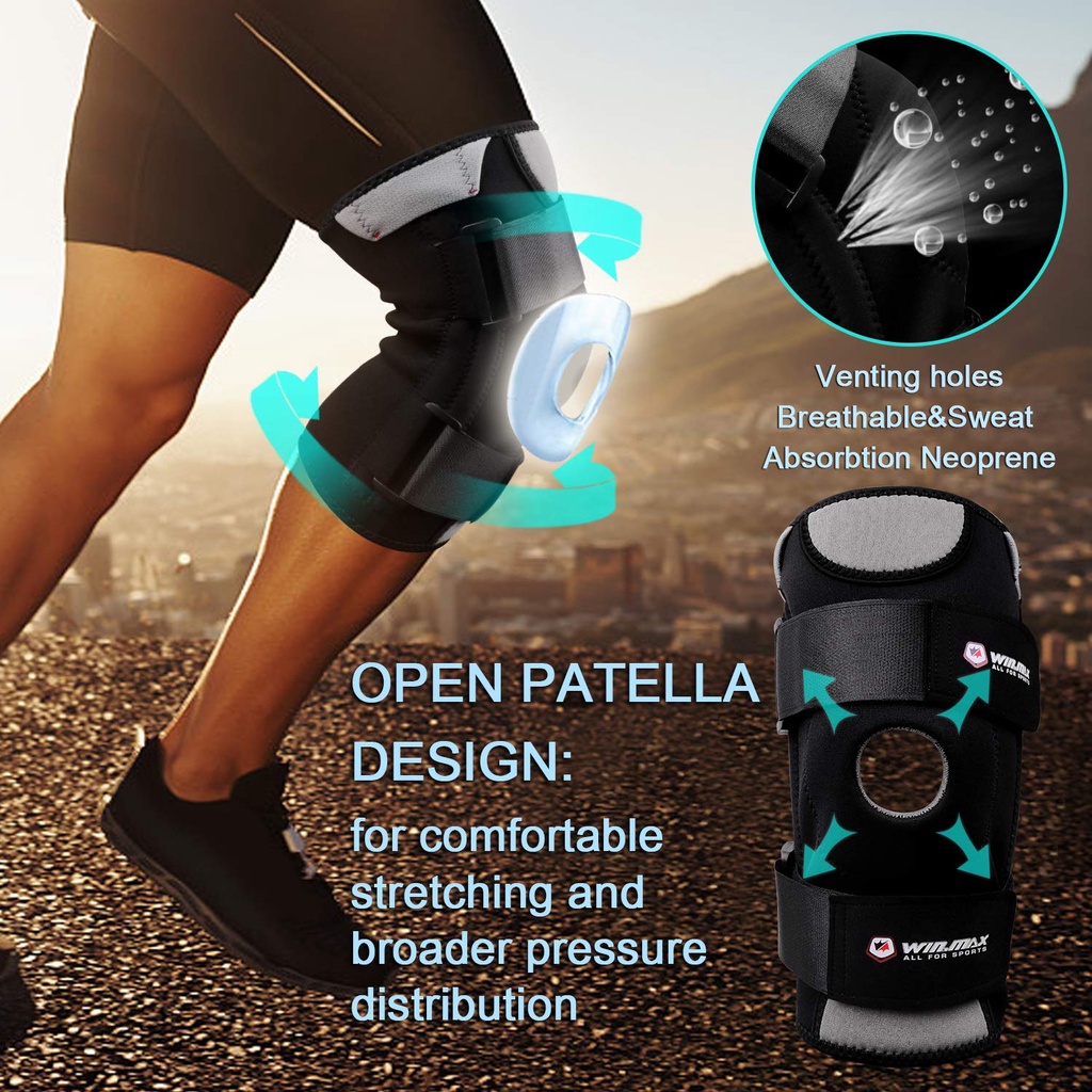 Essential Multi (Ready Stock)Winmax Knee Guard Pressurization Brace Protector Men Women Sports Pad Fit Have Purpose - Image 5