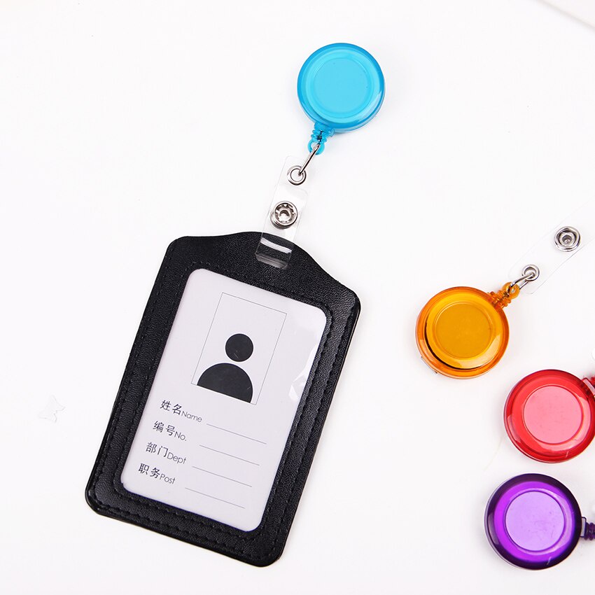 MILANDO Easy Pull ID Card Holder Yoyo Tag Hospital Nurse Badge Name Tag ID Lanyard Card Holder (Type 10)
