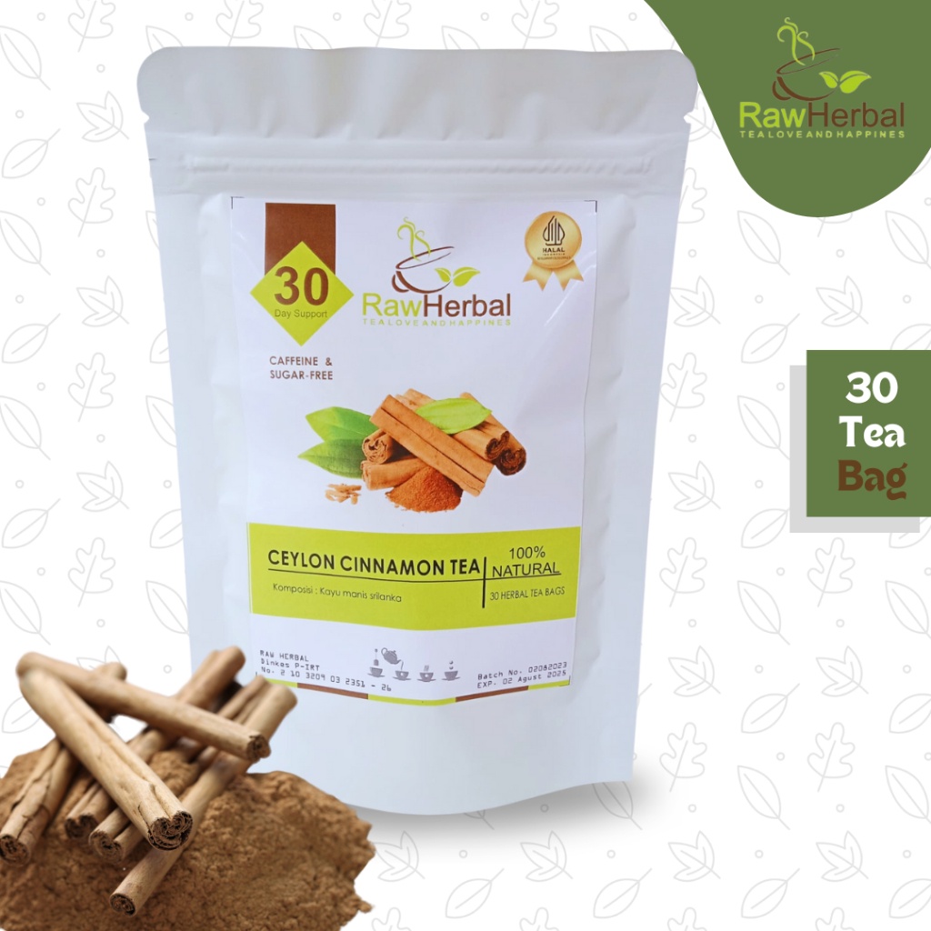Accessory Daily Ceylon Cinnamon Tea : Pure Srilanka Isi 30 Bag x1 Travel